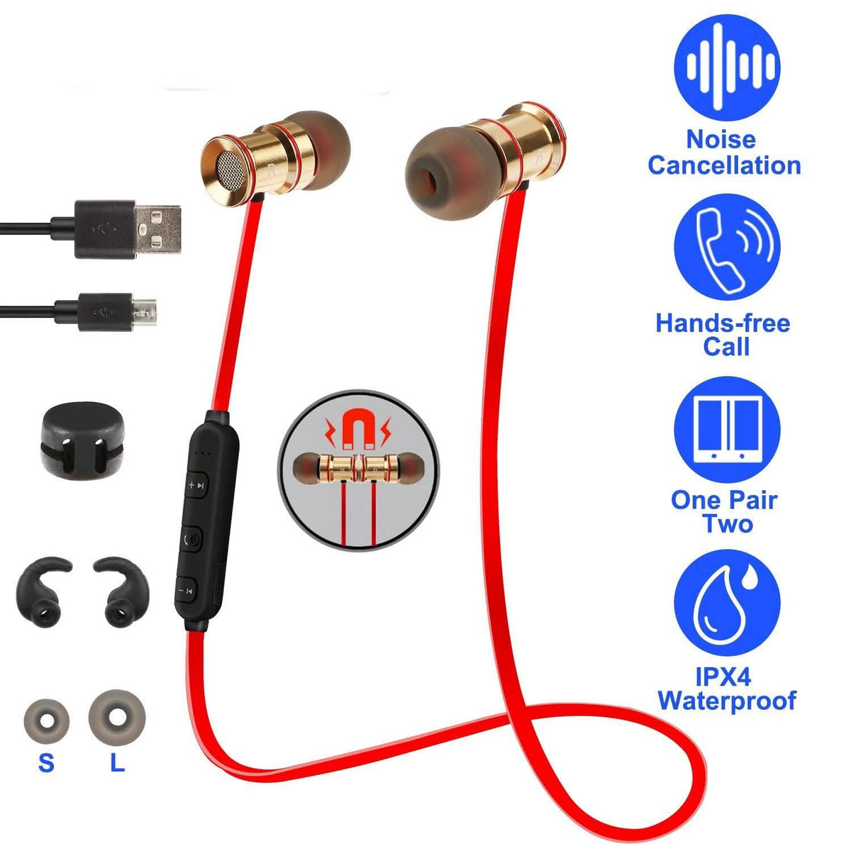 Sports Headset Wireless V4.1 In-Ear Headphones