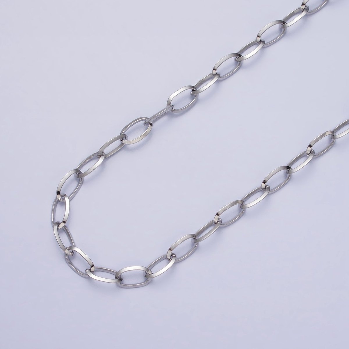 Stainless Steel 5mm Cable Tarnish-Free Unfinished by Chain in Gold & Silver | ROLL-1356 ROLL-1357 Clearance Pricing