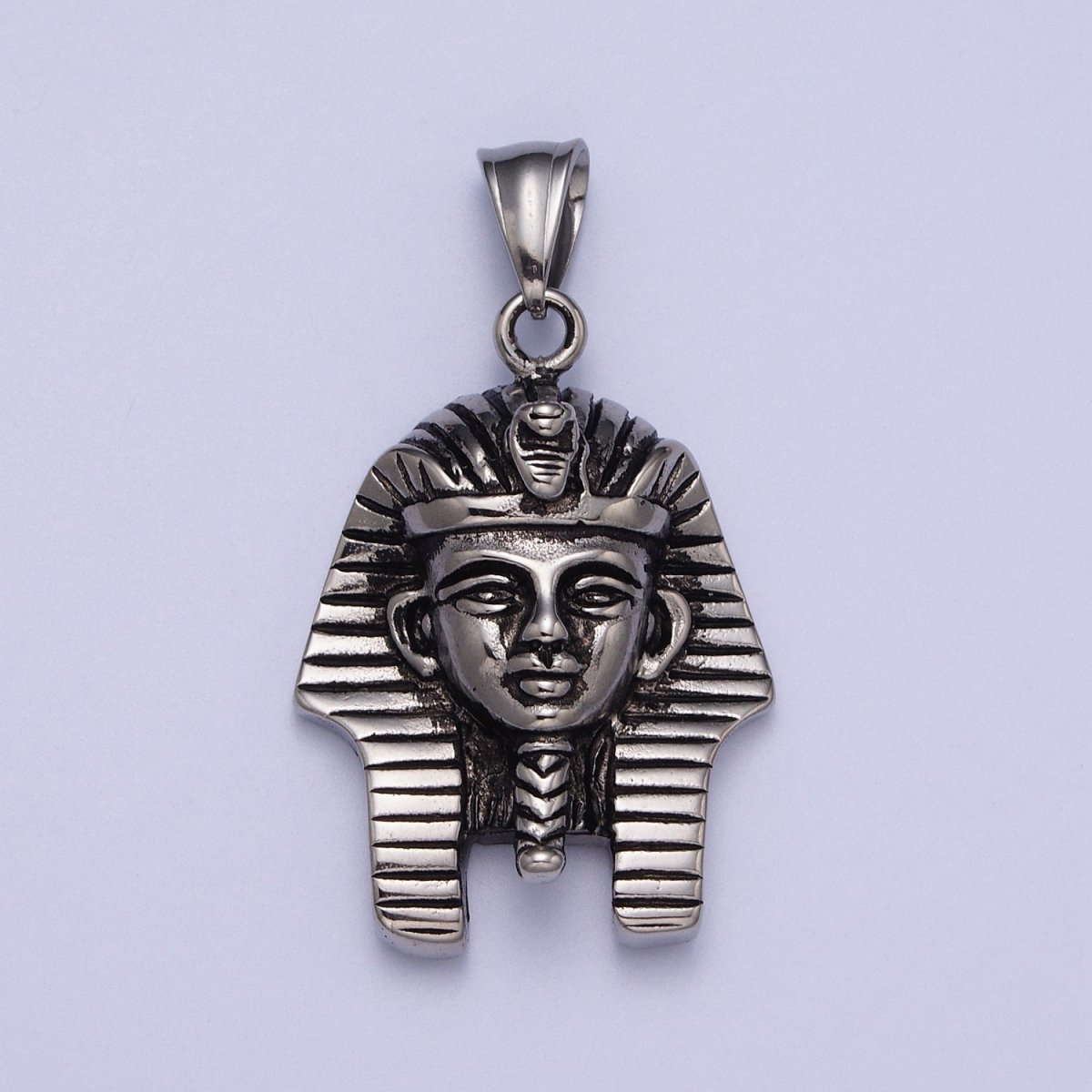 Stainless Steel Ancient Egyptian Pharaoh King Mummy Pendant in Gold & Silver J-448 J-451