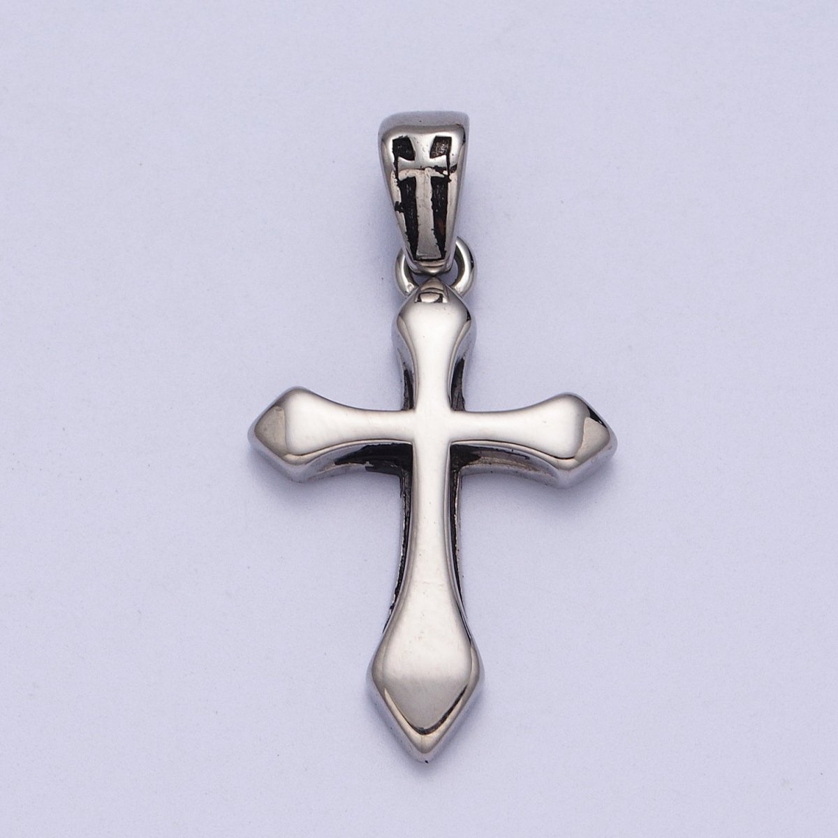 Stainless Steel Religious Passion Cross Gold, Silver Pendant J-318 J-341