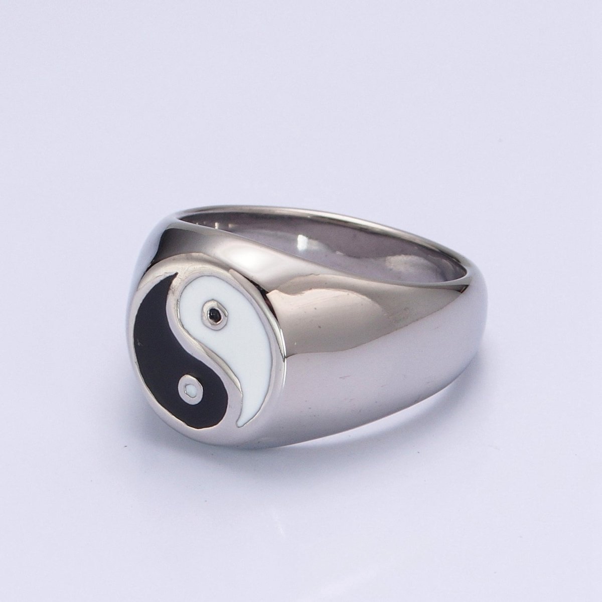 Stainless Steel Ring for Men Yin Yang Ring Signet Gold Silver Taiichi Ring Couple Ring S-057 ~ S-060