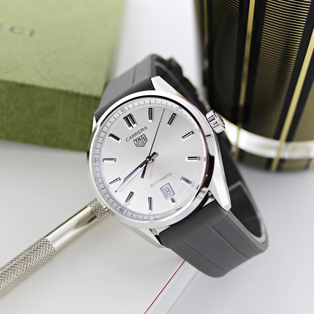 Charcoal Grey Quick Release Rubber Strap 20mm
