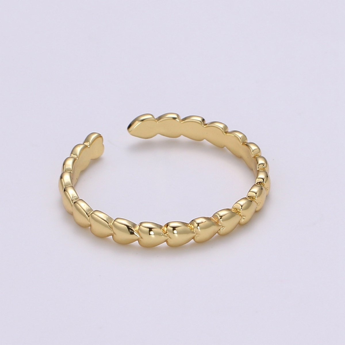 Tiny Heart Ring - Dainty Heart Jewelry - Mini Heart Ring - Jewelry Gifts - Stackable Ring - Jewelry Gift - Stacking Rings - Adjustable Rings R343