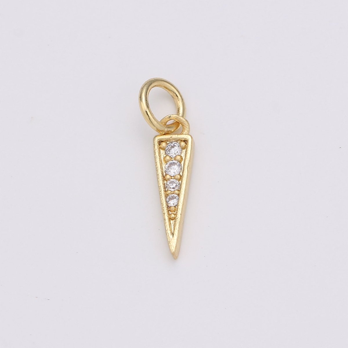 Tiny Triangle Gold Filled Charm - D-338