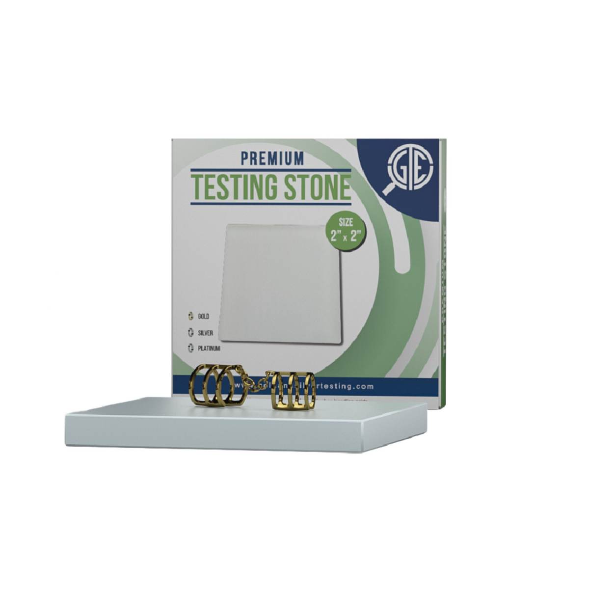 JSP Gold Silver Test Kit 10K 14K 18K 24K Platinum Jewelry Precious Metals Tester Bar W/ PuriTEST White Test Stone