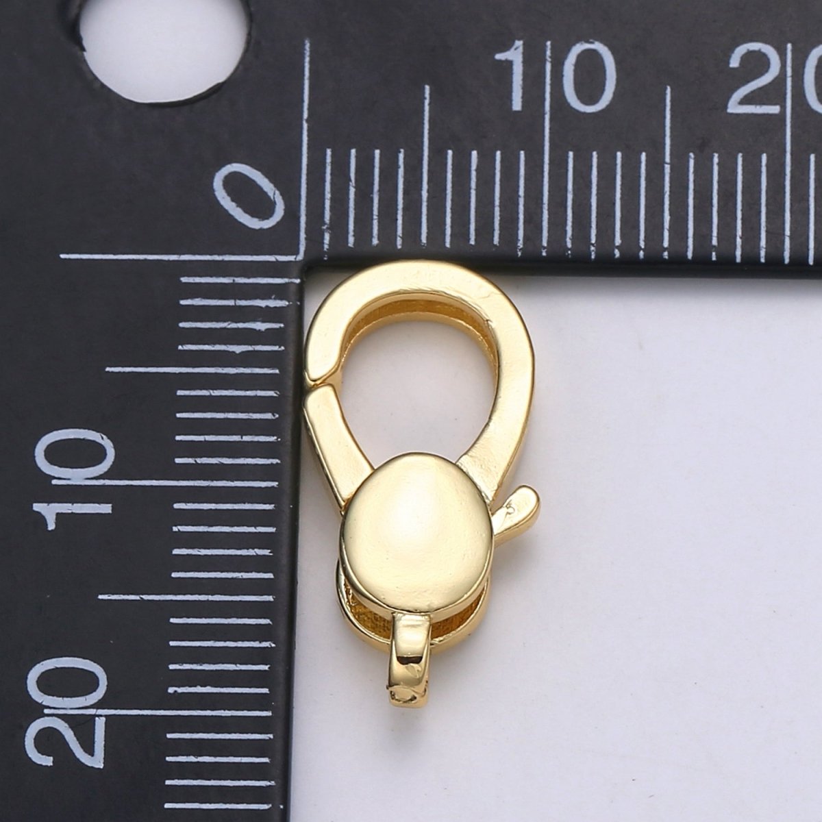 Wholesale Lobster Clasp 24k Gold , Oval Lobster Claw for Jewelry Making, Size Option 19.4MMX10.7MM L-176