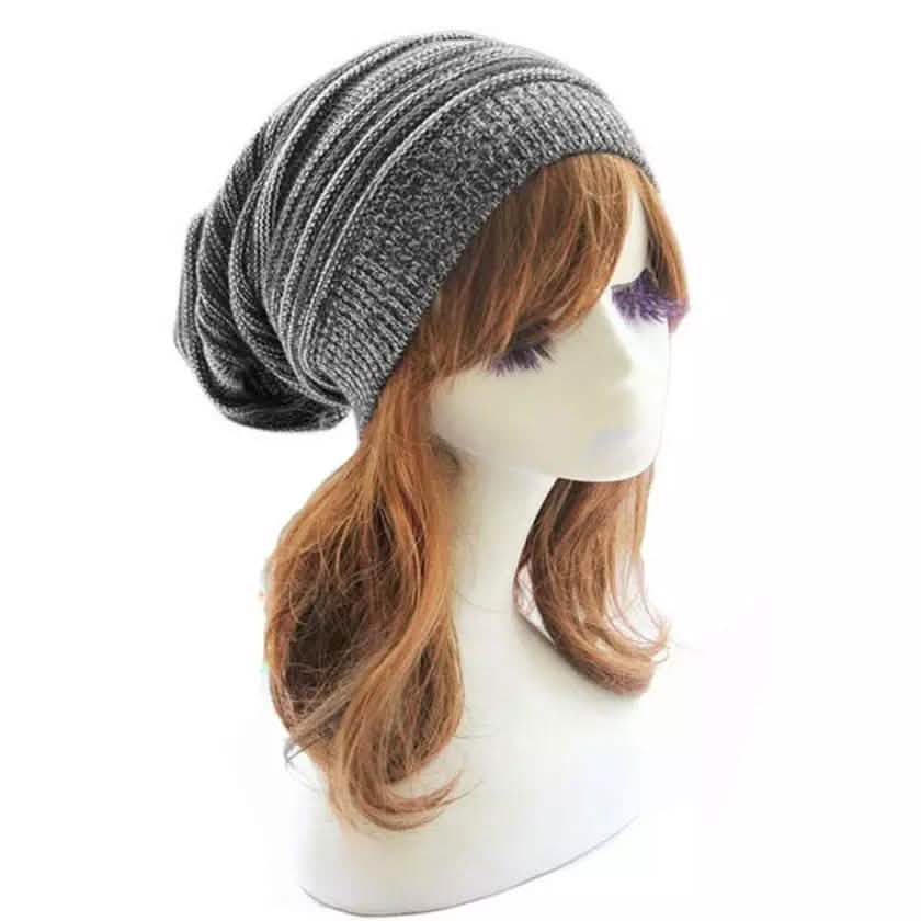 Women Winter Baggy Beanie Oversized Knitted Crochet Ski Hat Slouch Cap