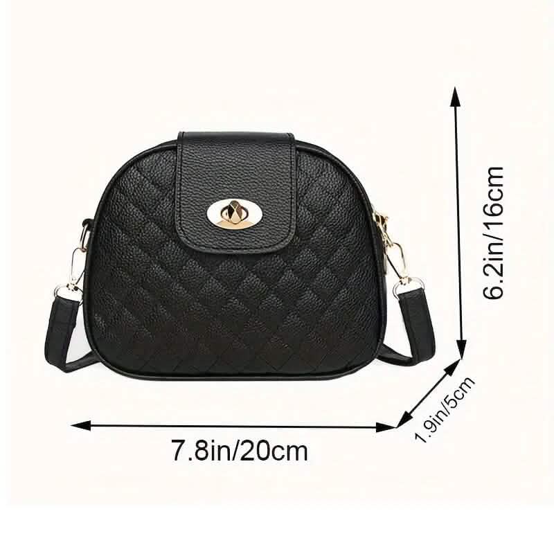 Women's Fashion PU Leather Crossbody Bag
